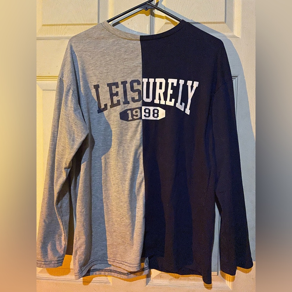 Leisurely shein long-sleeve shirt